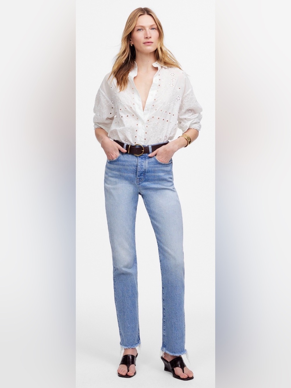 NWT MADEWELL The Tall 90s Straight Leg Jeans size women’s 27